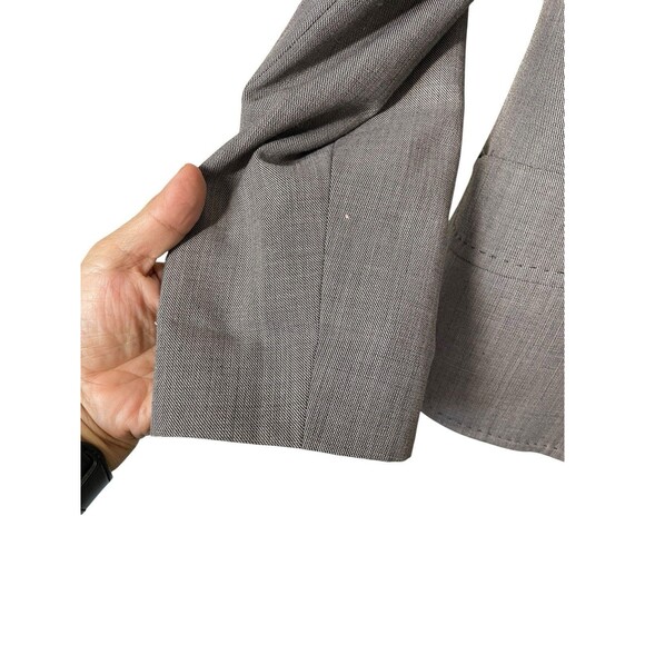 Anne Klein Suit  Sz 6 Women's Wool Blend Blazer Jacket Brown Career Office‎ - Picture 6 of 11